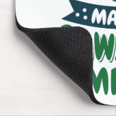 Therapeutische Hunde machen eine Pawsitive Wirkung Mousepad (Ecke)