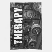 THERAPIE (Barbells) - "Gewichtsanheben" Küchentuch (Vertikal)