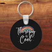 Therapie Bewusstsein für Stabilität Bewusstsein Schlüsselanhänger (Vorderseite)