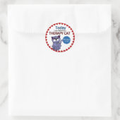 Therapie Dog Souvenir Aufkleber (Tasche)