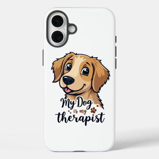 Therapie Dog Vibes Case-Mate iPhone Hülle (Rückseite)