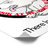 Therapie Dogtor Doodle Art Poster (Ecke)