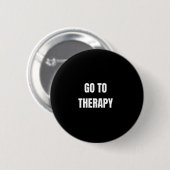 Therapie eine Reise zur Heilung Button (Vorne & Hinten)