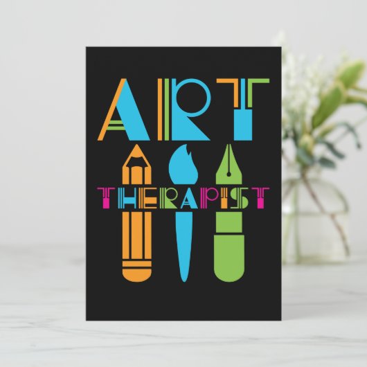 Therapie Einladung (Stehend Vorderseite)