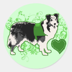 (Therapie) Fleur Green Runder Aufkleber