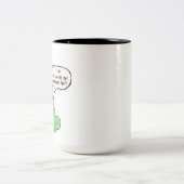 Therapie-Frosch-Tasse will, um zu können, Sie sich Zweifarbige Tasse (Mittel)