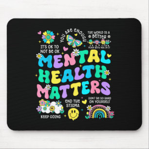 Therapie für psychische Gesundheit Bewusstsein men Mousepad