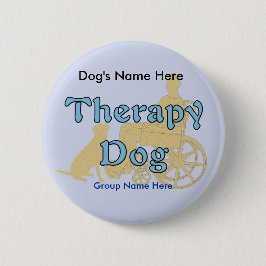 Therapie-Hund Button