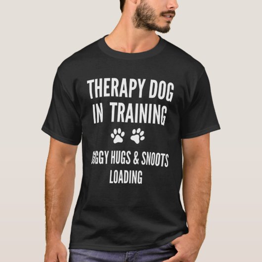 Therapie Hund in Ausbildung in der Praxis Hunde Hu T-Shirt (Vorderseite)