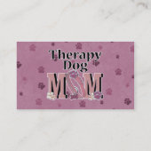 Therapie-Hund-MAMA Visitenkarte (Rückseite)