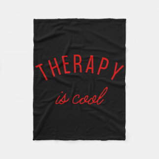 Therapie ist cool, Bewusstsein für psychische Gesu Fleecedecke