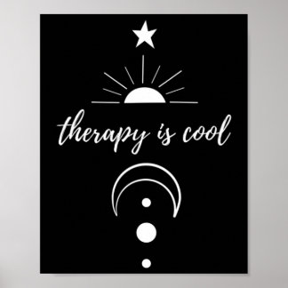 Therapie ist cool Selbstbewusstsein Psychische Ges Poster