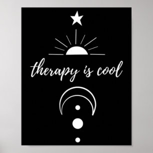 Therapie ist Coole Selbstbewusstsein Mental Health Poster