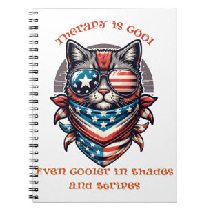 Therapie ist Cooler T - Shirt - Bewusstsein für ps Notizblock