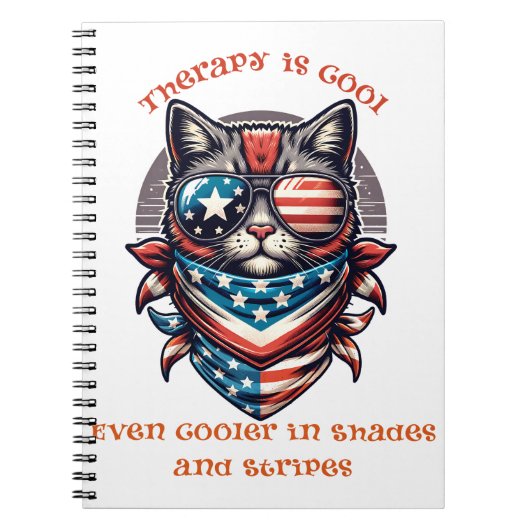 Therapie ist Cooler T - Shirt - Bewusstsein für ps Notizblock (Vorderseite)