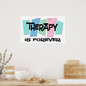 Therapie ist für immer poster (Küche)