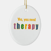 Therapie Keramik Ornament (Rechts)