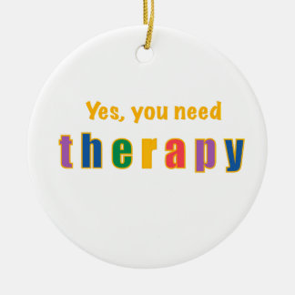 Therapie Keramik Ornament