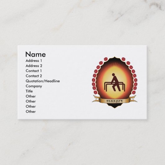 Therapie Mandorla Visitenkarte (Vorderseite)