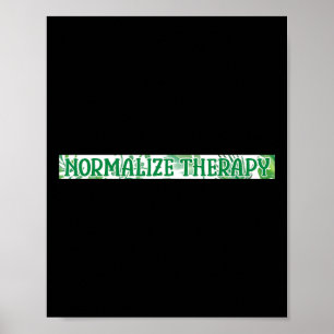 Therapie Mental Health Awareness Warrior Counselor Poster