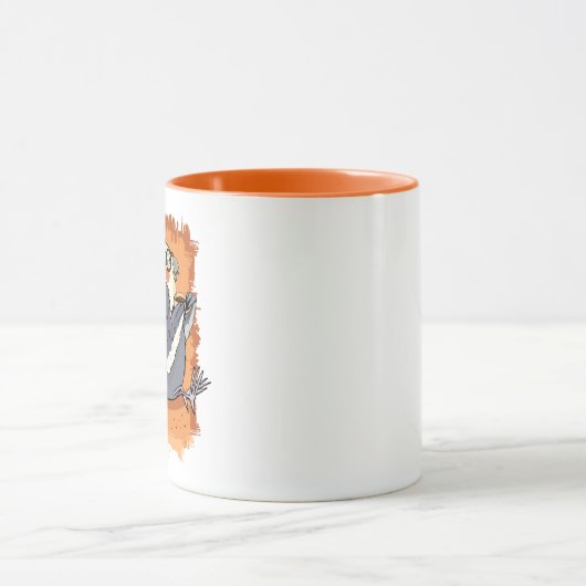 Therapie mit Federn & Schnabel. Nymphensittich Tasse (Zentrum)