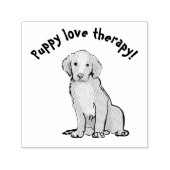 Therapie mit Welpen Permastempel (Design)