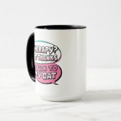 Therapie? Nein Danke, Ich Rede Mit Meiner Katze Co Tasse (Vorderseite Links)