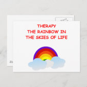 Therapie Postkarte (Vorne/Hinten)