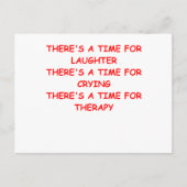 Therapie Postkarte (Vorderseite)