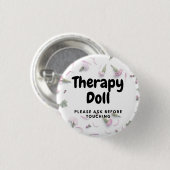 Therapie Reborn Button Bitte vor der Berührung fra (Vorne & Hinten)