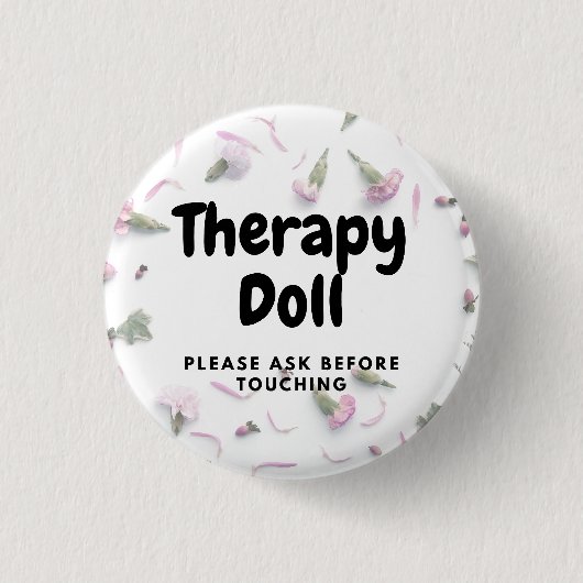 Therapie Reborn Button Bitte vor der Berührung fra (Vorderseite)