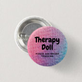 Therapie Reborn Button Bitte vor der Berührung fra (Vorne & Hinten)