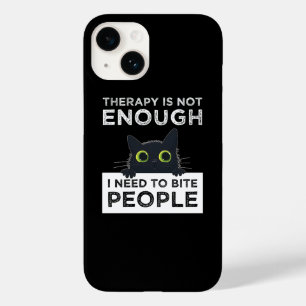 Therapie reicht nicht aus - ich muss Menschen beiß Case-Mate iPhone 14 Hülle