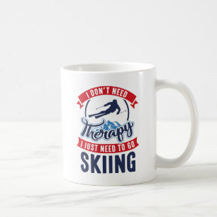 Therapie Skiing Kaffeetasse