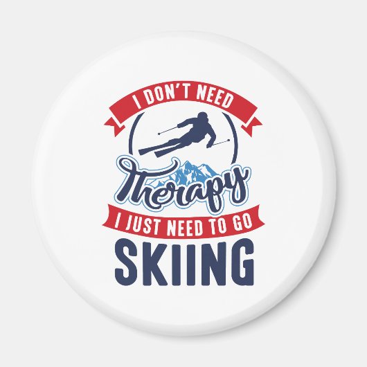 Therapie Skiing Magnet (Vorne)