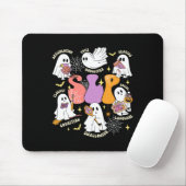 Therapie Spooky Slp Halloween Niedlich Ghost Mousepad (Mit Mouse)