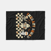 Therapie Squad Slp Ot PT Ghost Halloween Krankenko Fleecedecke (Vorderseite (Horizontal))