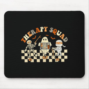 Therapie Squad Slp Ot PT Ghost Halloween Krankenko Mousepad