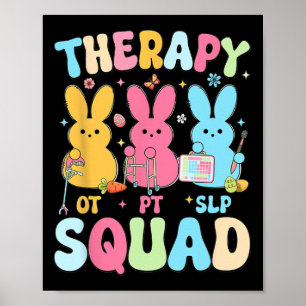 Therapie-Team Ostern Slp Ot Pt Ergotherapie Poster