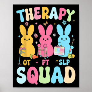 Therapie-Team Ostertag Slp Ot Pt Hase Eier Ther Poster