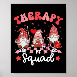 Therapie-Team Slp Ot Pt Valentinstag-Reha-Team Poster