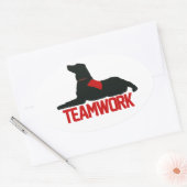 (Therapie) Teamwork Rote Sticker (Umschlag)