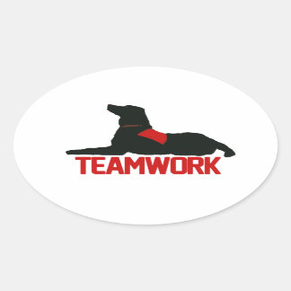 (Therapie) Teamwork Rote Sticker
