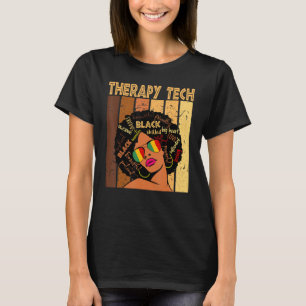 Therapie Tech Afro American Black History m T-Shirt