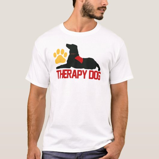 (Therapie-) Therapie-Hunderot T-Shirt (Vorderseite)