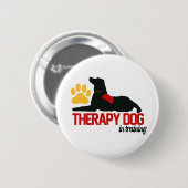 (Therapie-) Therapie im Trainings-Knopf Button (Vorne & Hinten)