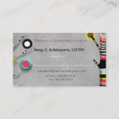 Therapie und Beratung Visitenkarte (Rückseite)