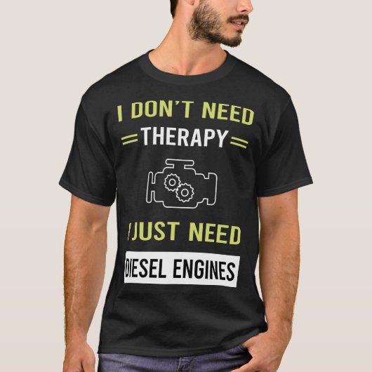 Therapiediesel-Motor T-Shirt (Vorderseite)