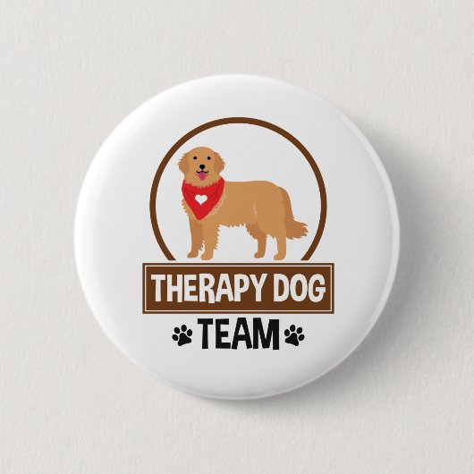 Therapiedog Button (Vorderseite)