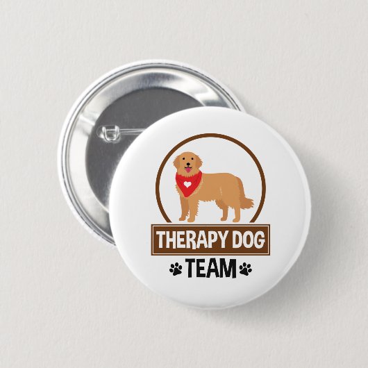 Therapiedog Button (Vorne & Hinten)